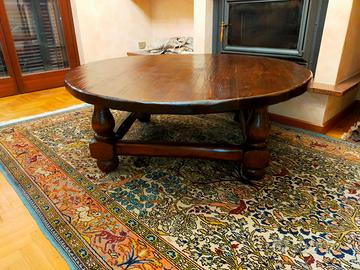 Tavolo basso in legno antico