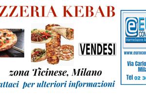 393/25 PIZZERIA KEBAB in zona Ticinese di mq 120