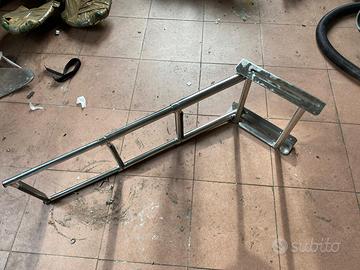 Scaletta telescopica acciao inox