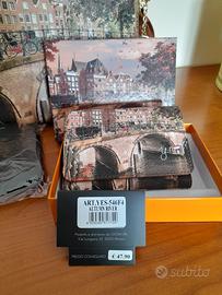 YNOT? Portafogli donna con stampa Amsterdam 