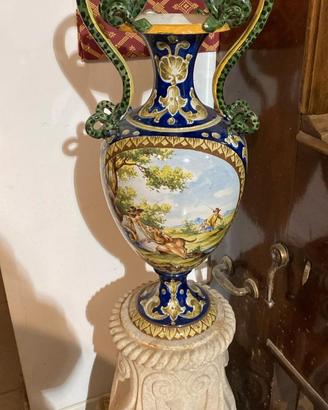 vaso in maiolica