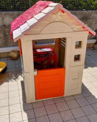 Casetta smoby casa e giardino per bambini