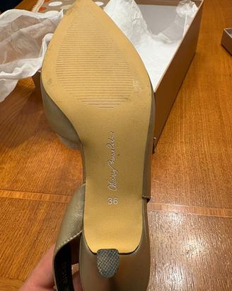 SCARPE ELEGANTI  DORATE