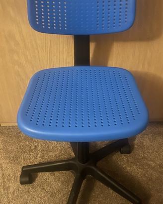 Sedia da Scrivania Girevole IKEA ALRIK - Blu