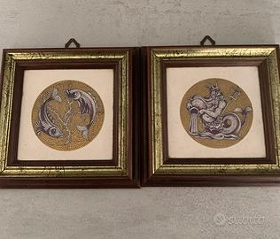 Quadri con decori astrologici