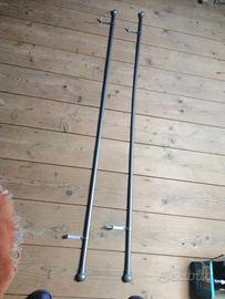 Coppia bastoni per tenda