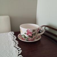 Vaso/sottovaso shabby