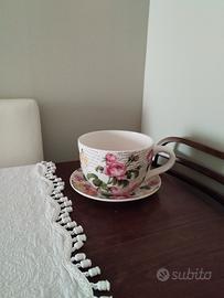 Vaso/sottovaso shabby