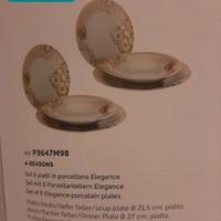 THUN ,SET 18 PIATTI ELEGANCE 

  
