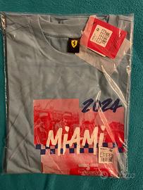 T-shirt ufficiale Scuderia Ferrari Edizione Miami