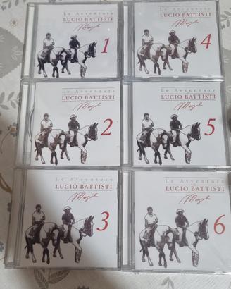 Raccolta di n°6 CD di Battisti-Mogol