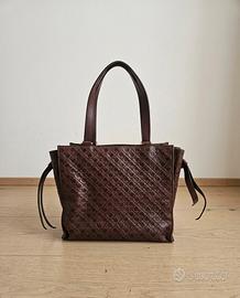 Borsa Gherardini in pelle monogram - Marrone Ciocc