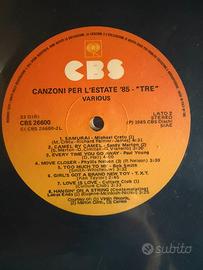 Vinile Canzoni Per L’Estate 85 CBS