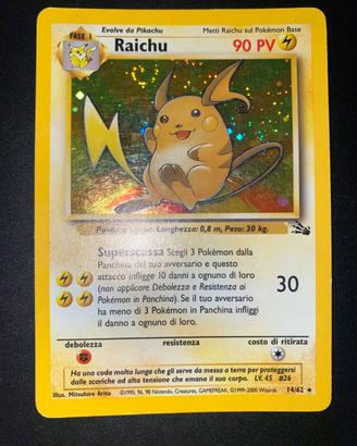 Carta Pokemon Raichu