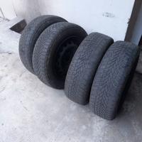 Set 4 cerchi in ferro + gomme Bridgestone