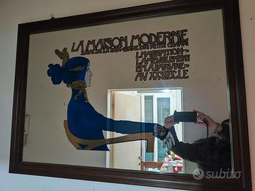specchio quadro art deco