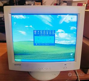 Monitor SamTron 76e VGA 17" CRT Retro PC Funziona