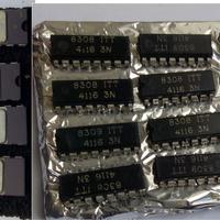 Memorie dinamiche 16kbit 4116 TMS ITT