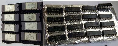 Memorie dinamiche 16kbit 4116 TMS ITT