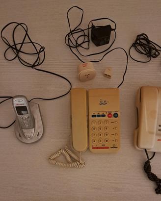 Set di 3 telefoni vintage 
