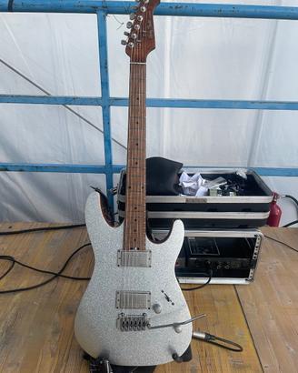 Harley Benton Fusion III HH silver sparkle