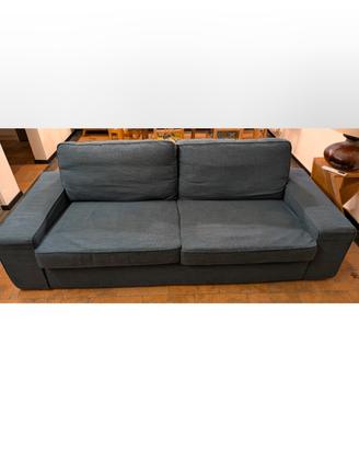 Divano Ikea Kivik 3 posti in tessuto blu