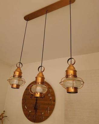 lampadario a tre luci 