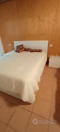 Letto  matrimoniale contenitore con comodini