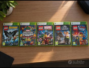 Lotto 5 giochi LEGO per Xbox 360