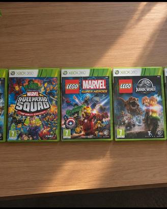 Lotto 5 giochi LEGO per Xbox 360