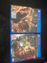 attack on titan 1 e 2