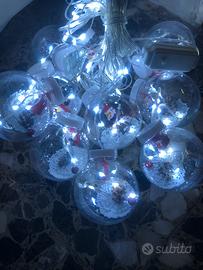 Luci palle di natale