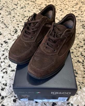Igi&Co scamosciate marroni tg.40