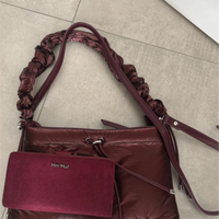 Borsa e portafoglio bordeaux MIMI MUA