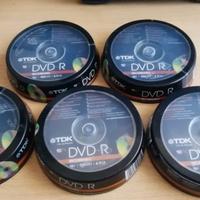 lotto confezioni da 10 dvd -r tdk nuovi sigillati