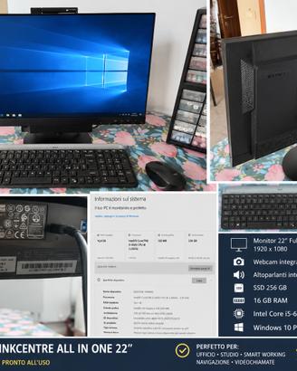 PC Lenovo ThinkCentre All in One 22” – i5, 16GBRAM
