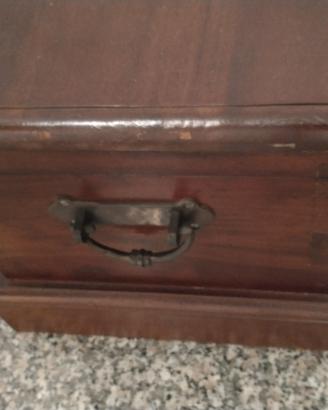 BAULE FORZIERE IN LEGNO 