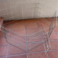 Recinto modulare per cuccioli cani/gatti con porta