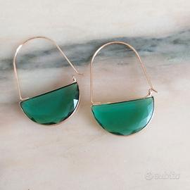 Orecchini verdi nuovi