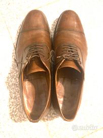 Scarpe Uomo Campanile Oxford Cap Toe Pelle Tg. 43
