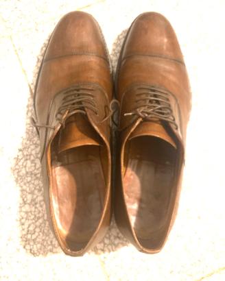 Scarpe Uomo Campanile Oxford Cap Toe Pelle Tg. 43
