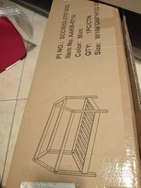 Letto montessoriano casetta verde menta