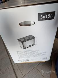 Contenitore Raccolta rifiuti 3x15L