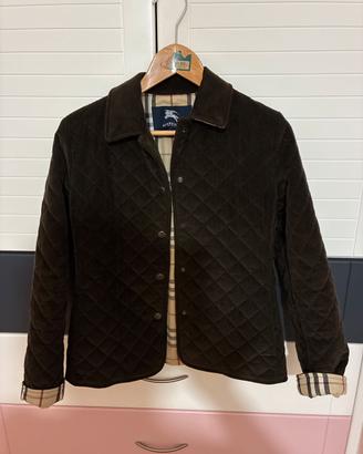 Giacca Burberry in velluto a coste trapuntata