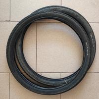 Coppia copertoni bici 20" x 1,75  + camere d'aria 