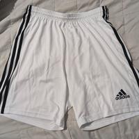 Pantaloncini Adidas bianchi con strisce nere