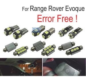 KIT 10 LAMPADE LED INTERNE PER LAND ROVER EVOQUE 1