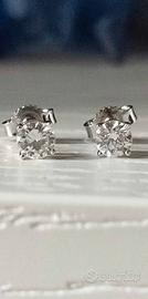 orecchini diamanti 0.57 ct 