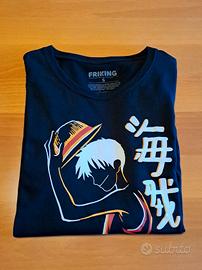 Maglietta T-shirt One Piece Rufy nero S