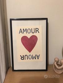 Quadro amor design grattis regal
